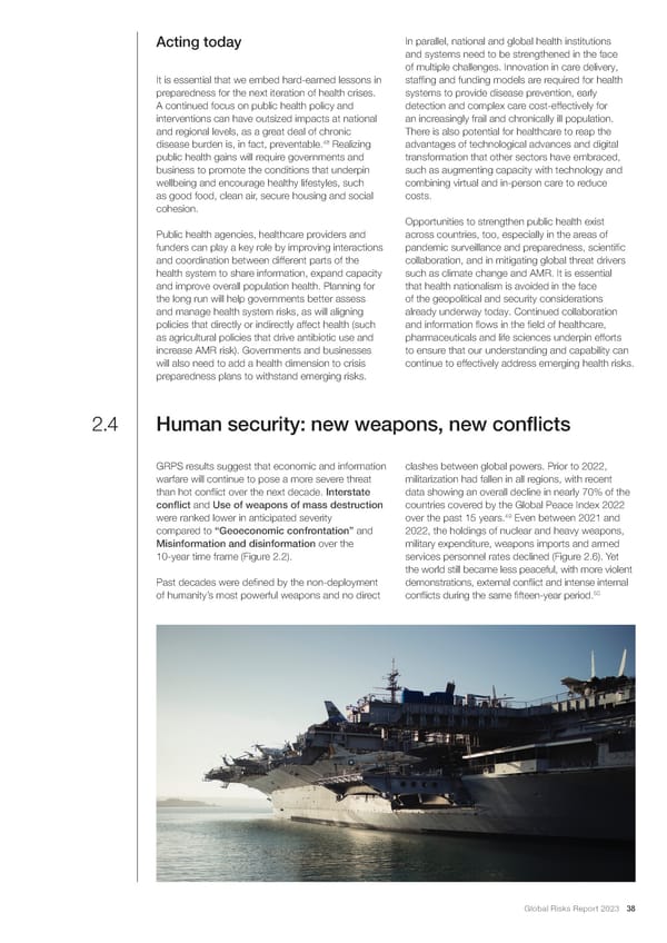 2023 | Global Risks Report - Page 38